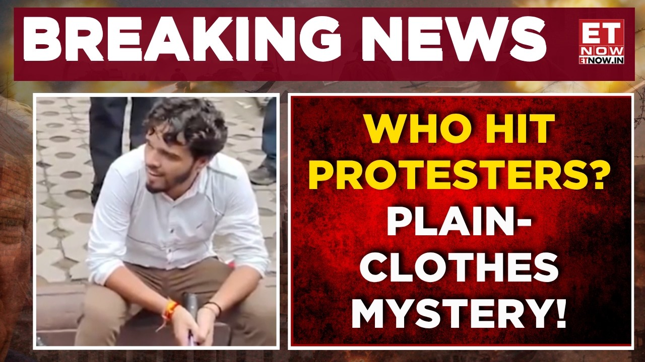 Who Is The Man In Plain Clothes? Viral CJP Protest Video Sparks Questions For Delhi Police