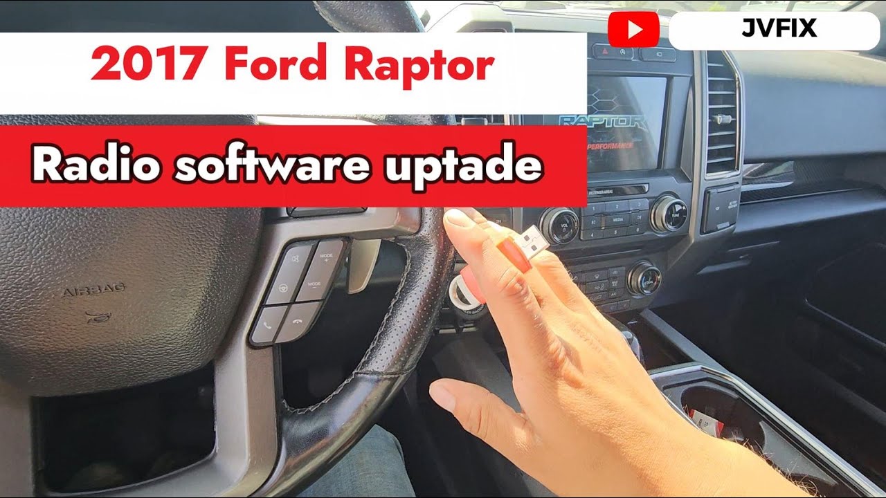 How to update Radio on 2017 Ford Raptor, F150 using an USB drive, Radio SYNC update