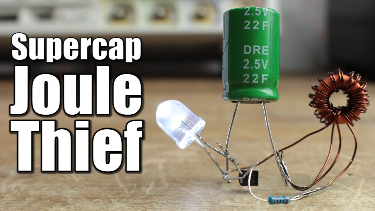 Supercapacitor Joule Thief