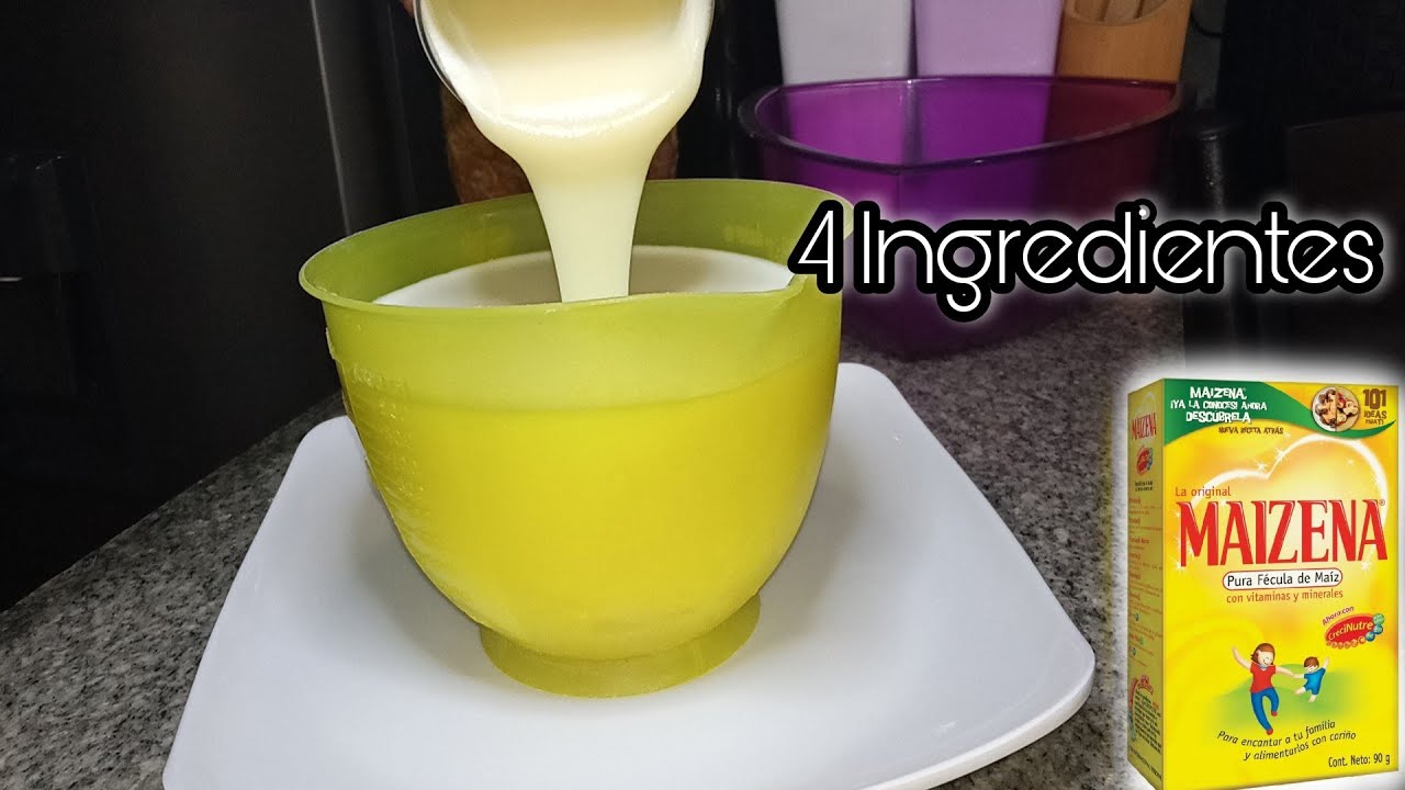 FÁCIL Mezcla Leche Condensada y maizena y prepara este postre con 4 Ingredientes sin horno ni huevo