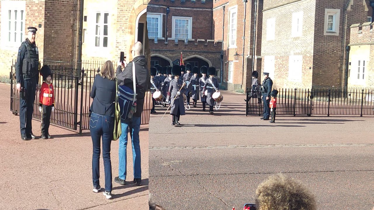 Police Officer Brings Young Kid To get A Better View Part 2