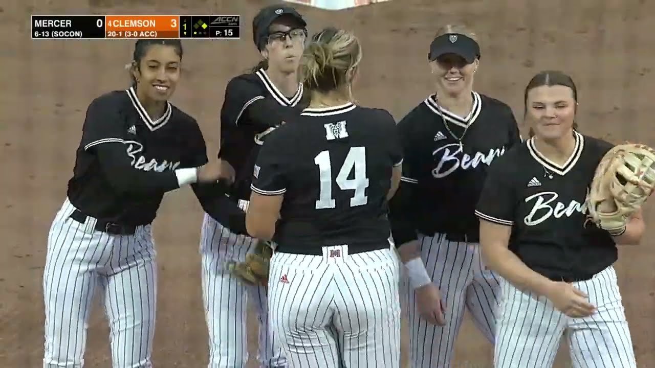 Mercer vs  #4 Clemson  | Women Softball Feb 8,2023