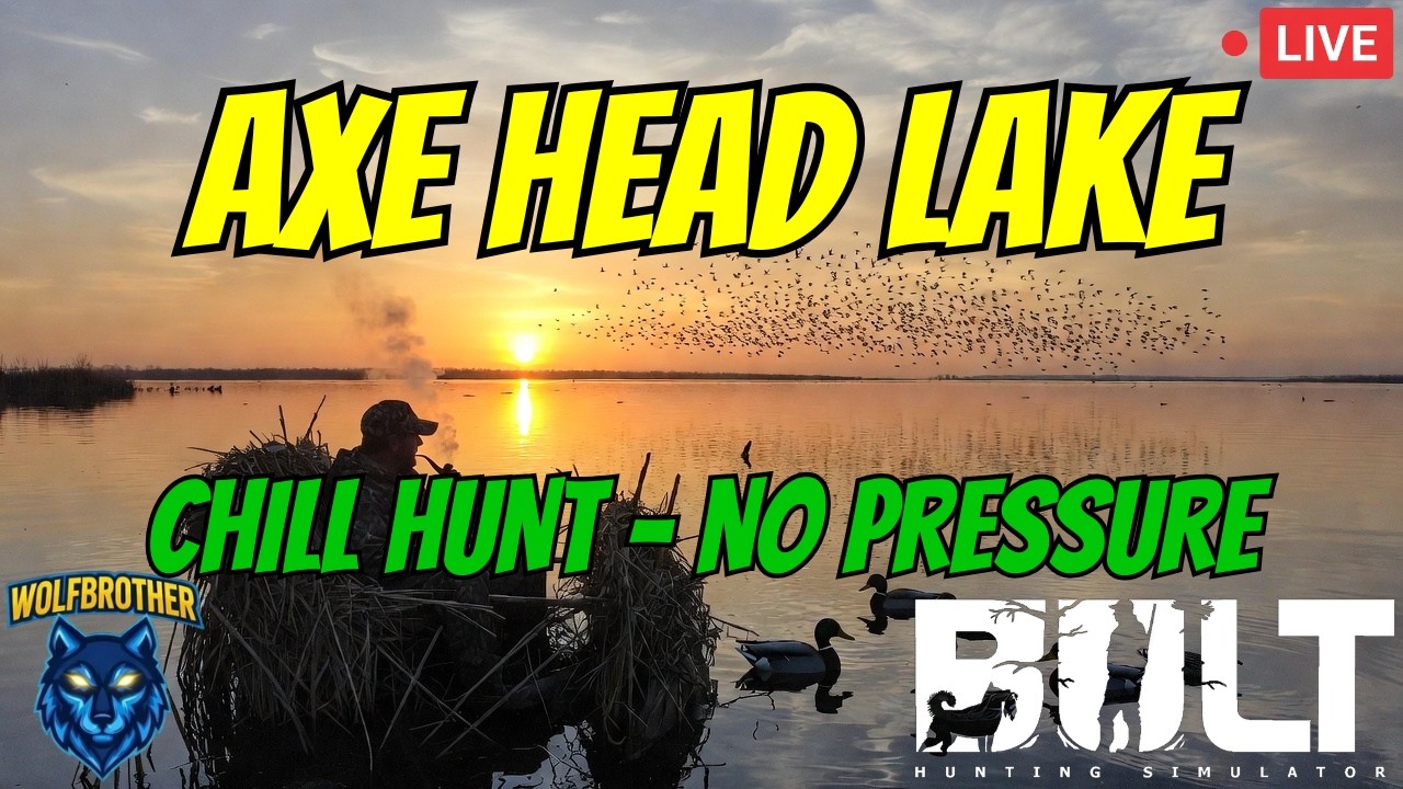 BULT Chill Duck Hunt – Axe Head Lake | No Pressure, Just Vibes 🦆☕