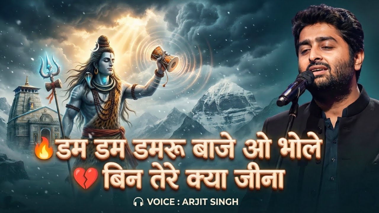 Mahadev Bhajan 2026 | डम डम डमरू बाजे ओ भोले | Arijit Singh Voice 🔥