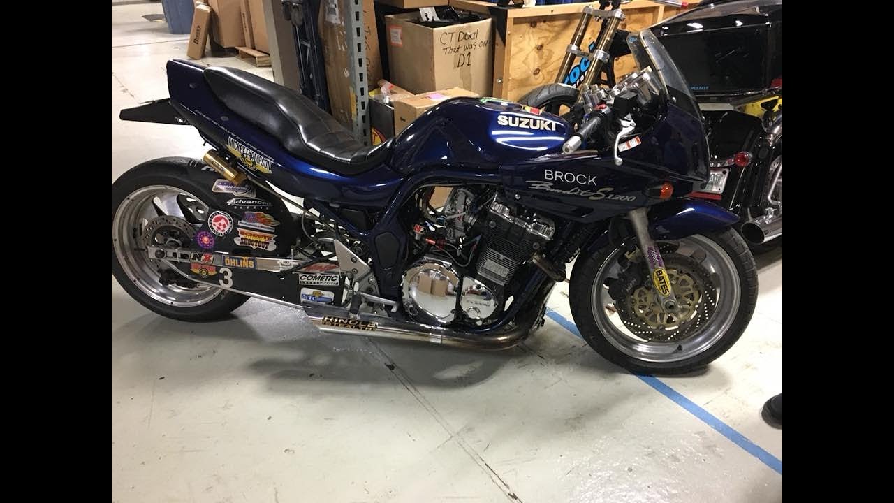 First 7 Second Streetbike - Brock Davidson’s Suzuki Bandit 1200 Nitrous Pro Street Drag Racer