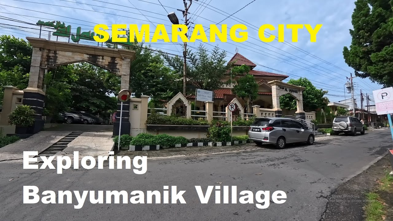 4K~ Exploring Banyumanik Village | Highland Area of Semarang City