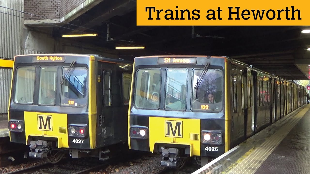 Tyne And Wear Metro Trains At Heworth