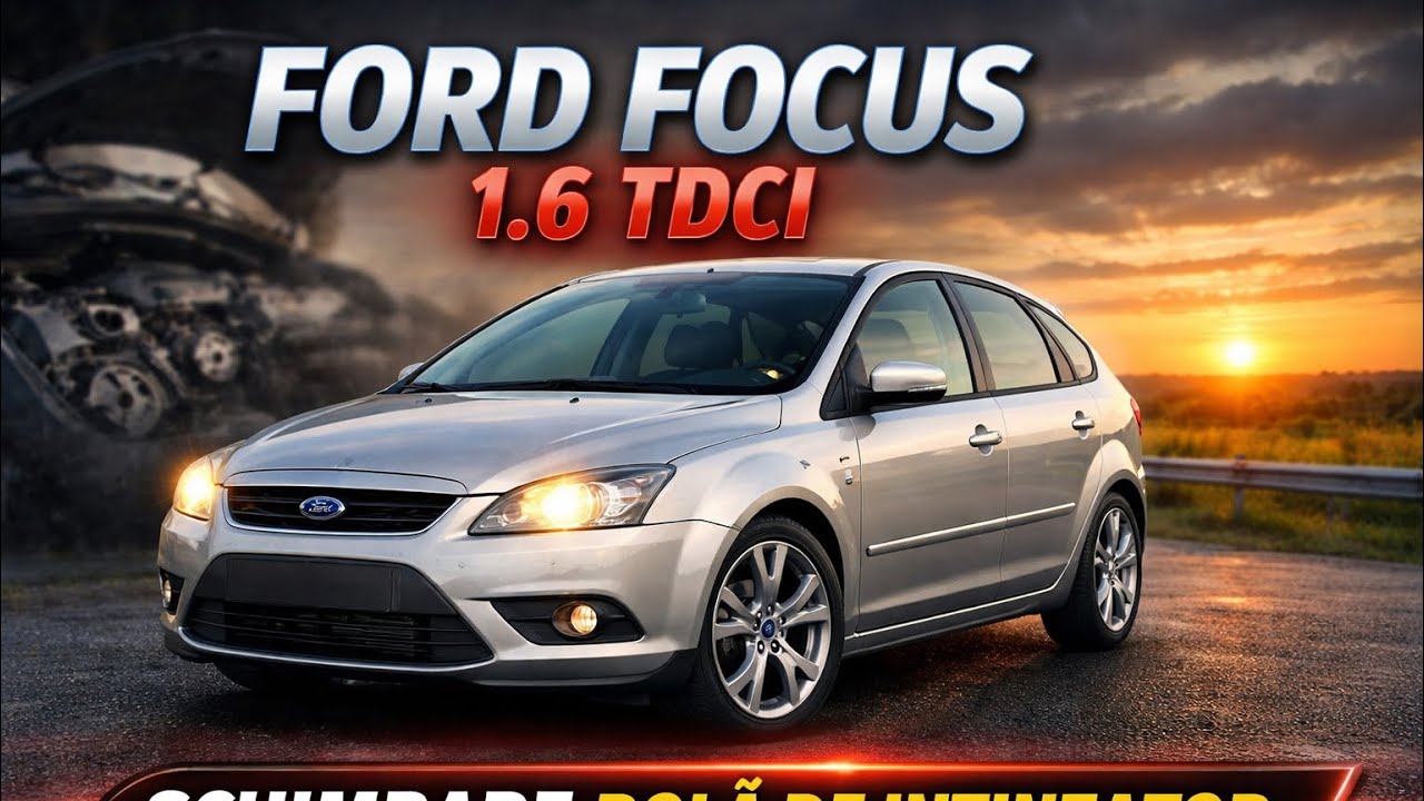Zgomot la motor?! Așa schimbi rola de întinzător – Ford Focus 1.6 TDCi