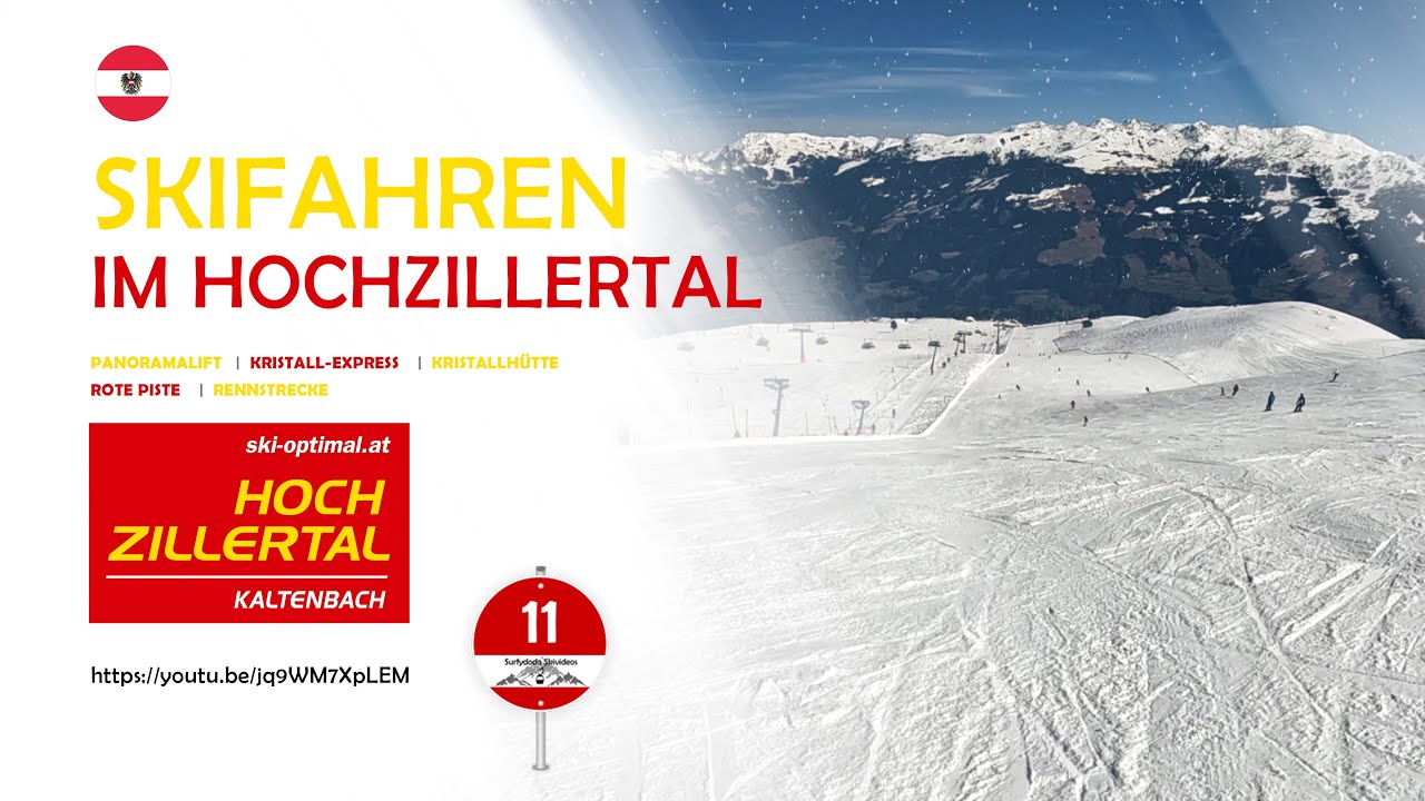 Kaltenbach (Ski-Optimal Hochzillertal) - Piste 11 (rot) - Panoramalift Rennstrecke