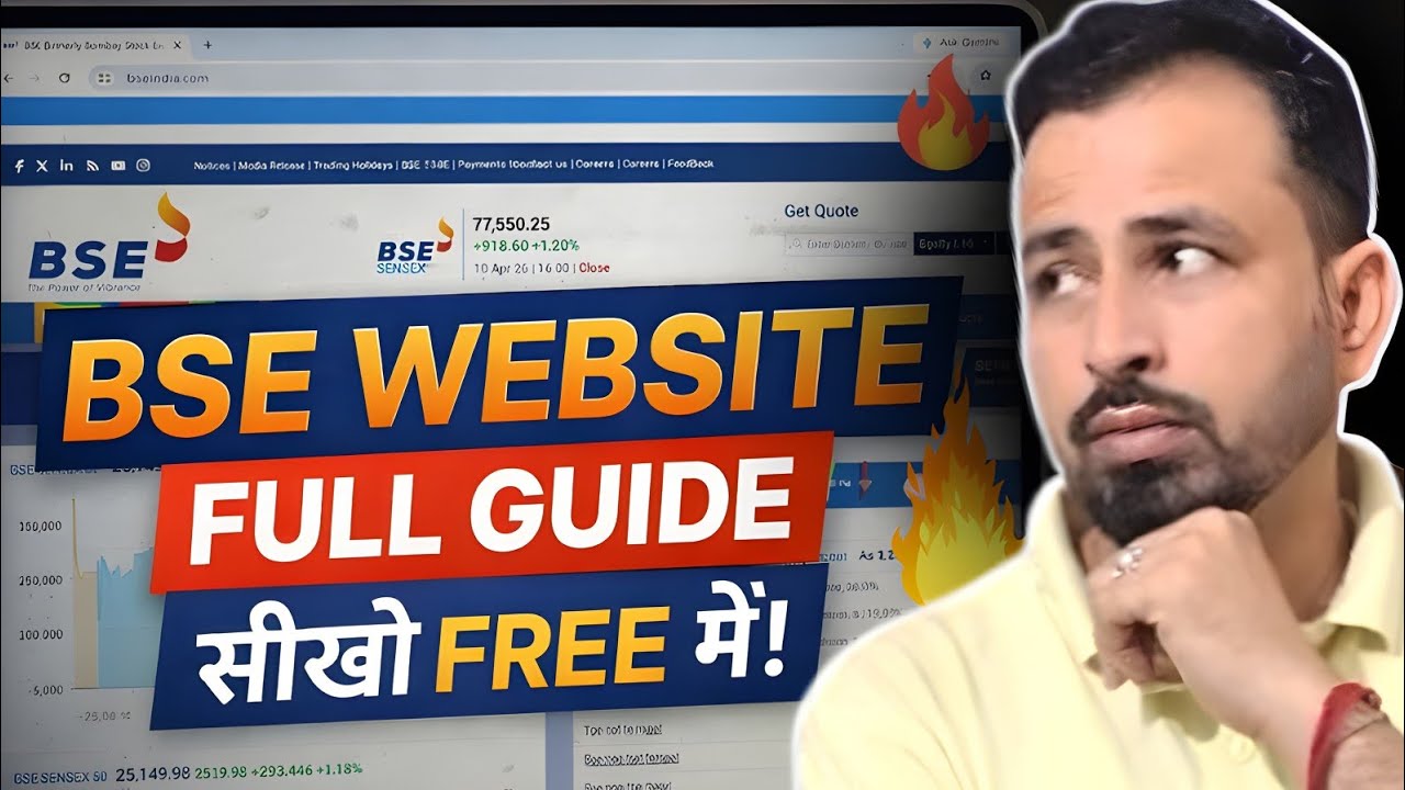 BSE India Website Full Tutorial 2026 🔥 | Stock Search, Sensex & IPO Explained (Beginner Guide) 