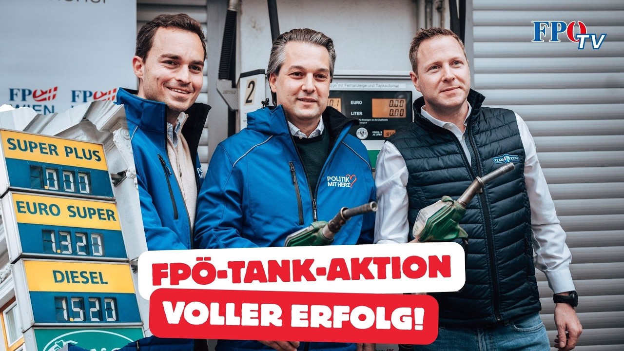 ⛽🚘 Massiver Andrang, begeisterte Autofahrer: Die FP&Ouml;-Tank-Aktion war ein voller Erfolg!