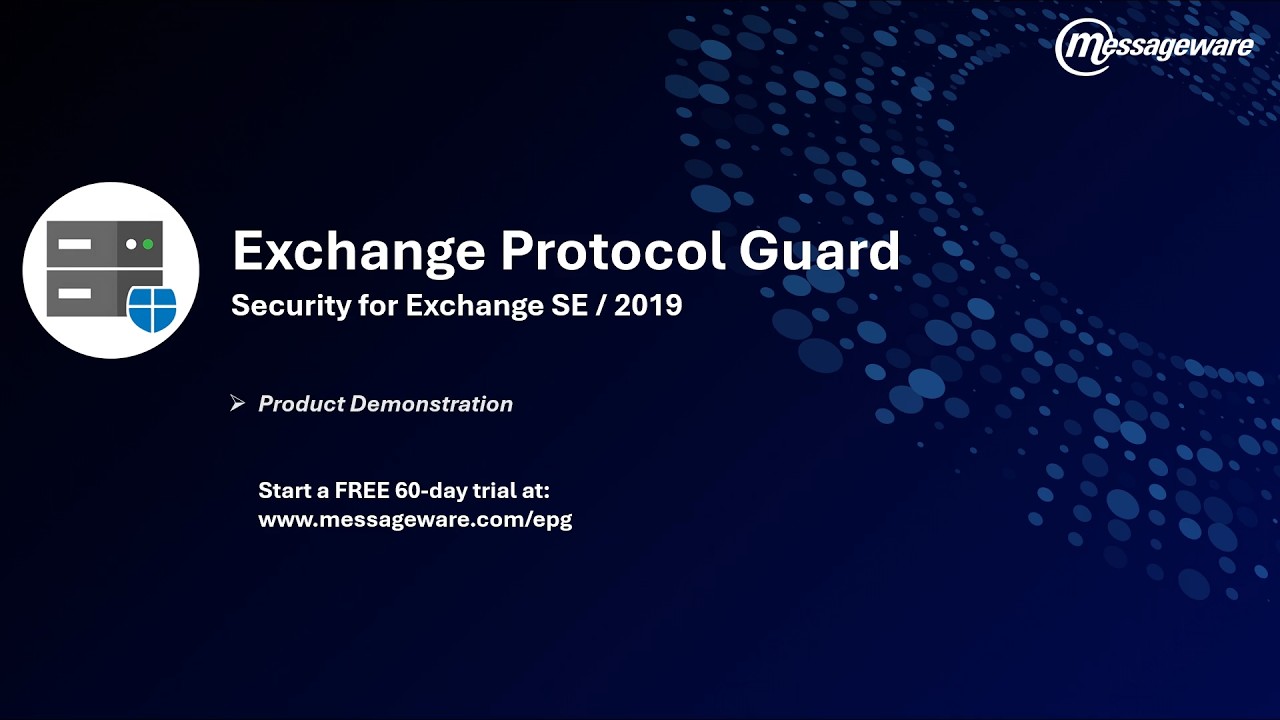 Exchange Protocol Guard (EPG) Demo: Stop Active Directory Lockouts from Brute Force Attacks