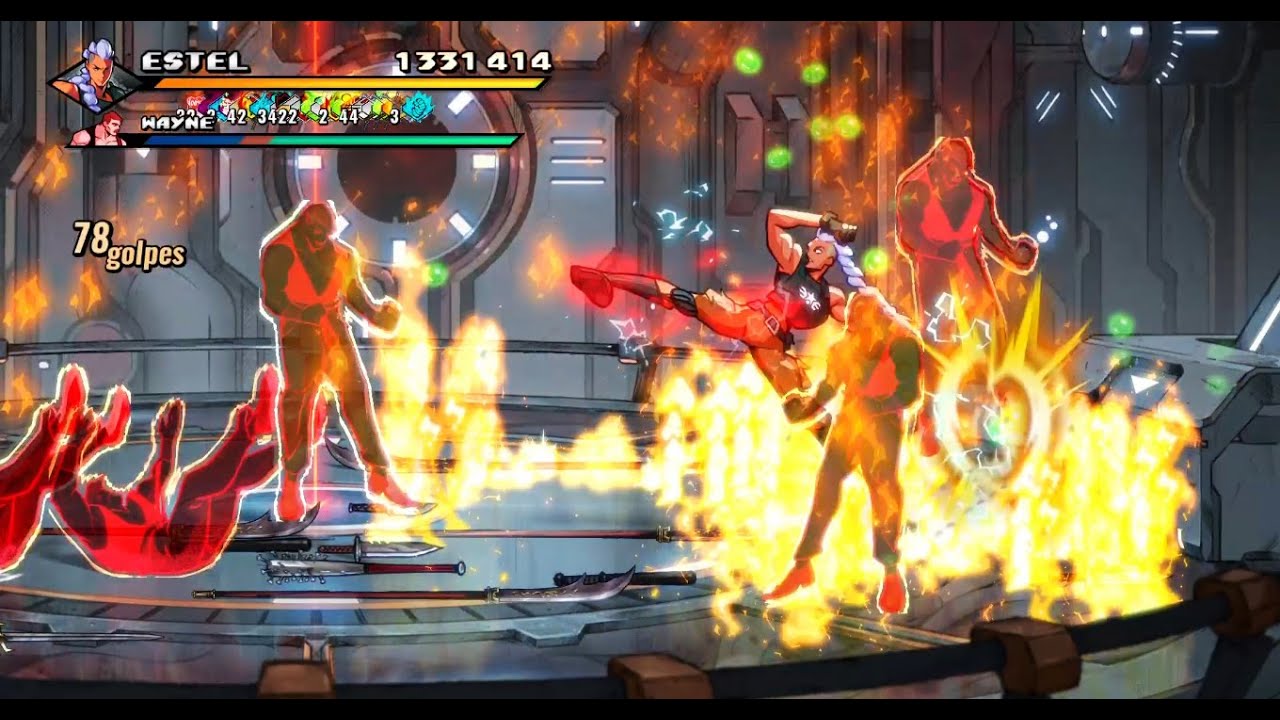 Streets Of Rage 4 - Estel SOR4 Survival Random Sim Former World Record (Level 55)