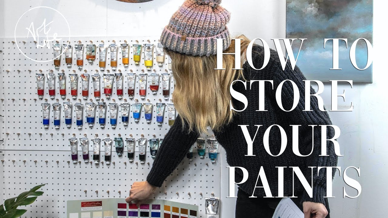 How to Store Your Paints