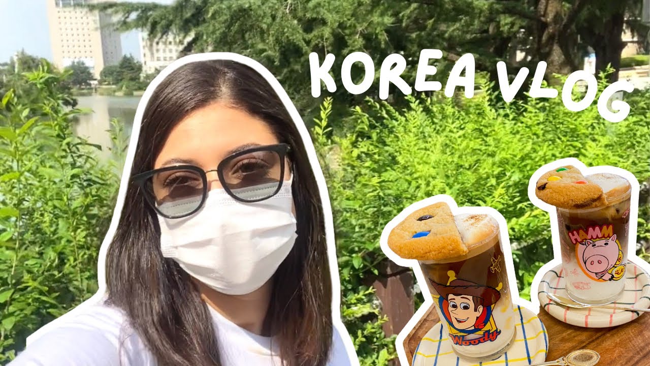 gangnam vlog 🇰🇷 cookie cafe 🍪 egg drop, shopping k-beauty in OliveYoung and hanging near university