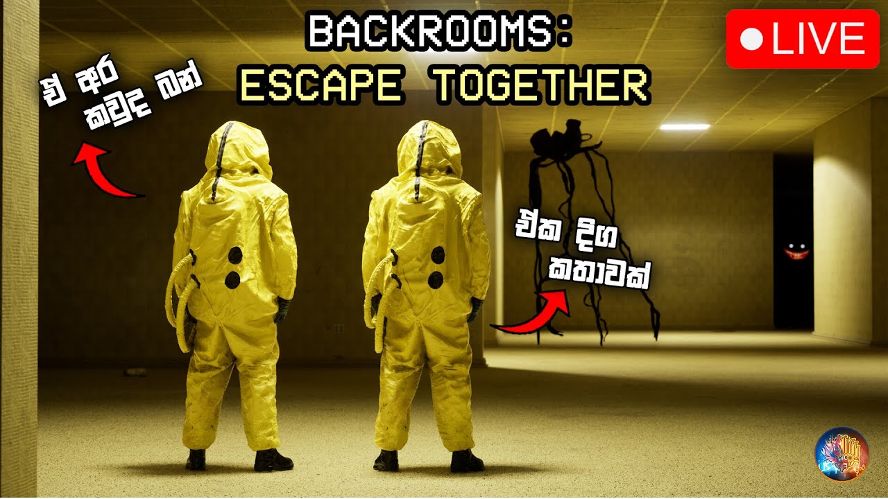 ආයෙත් ? | Backrooms Escape Together Live With Ft.@MAXRUCHIRA