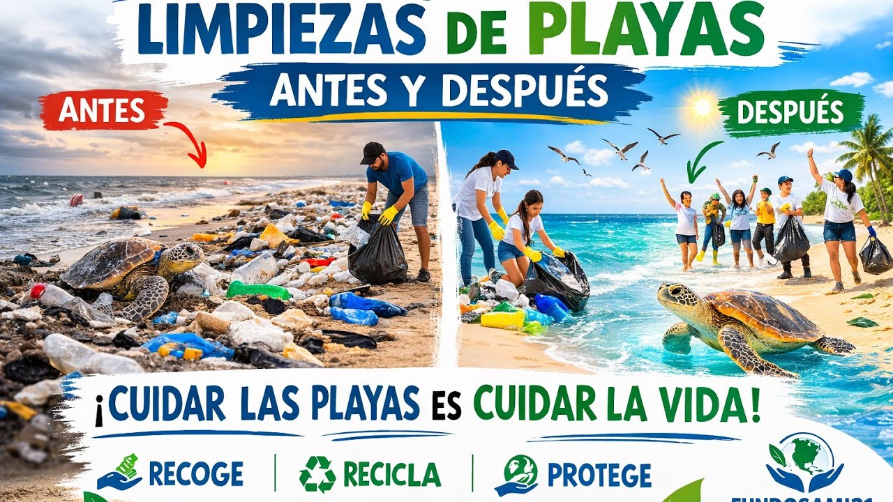 🌎Educación Ambiental y Limpieza de Playas
