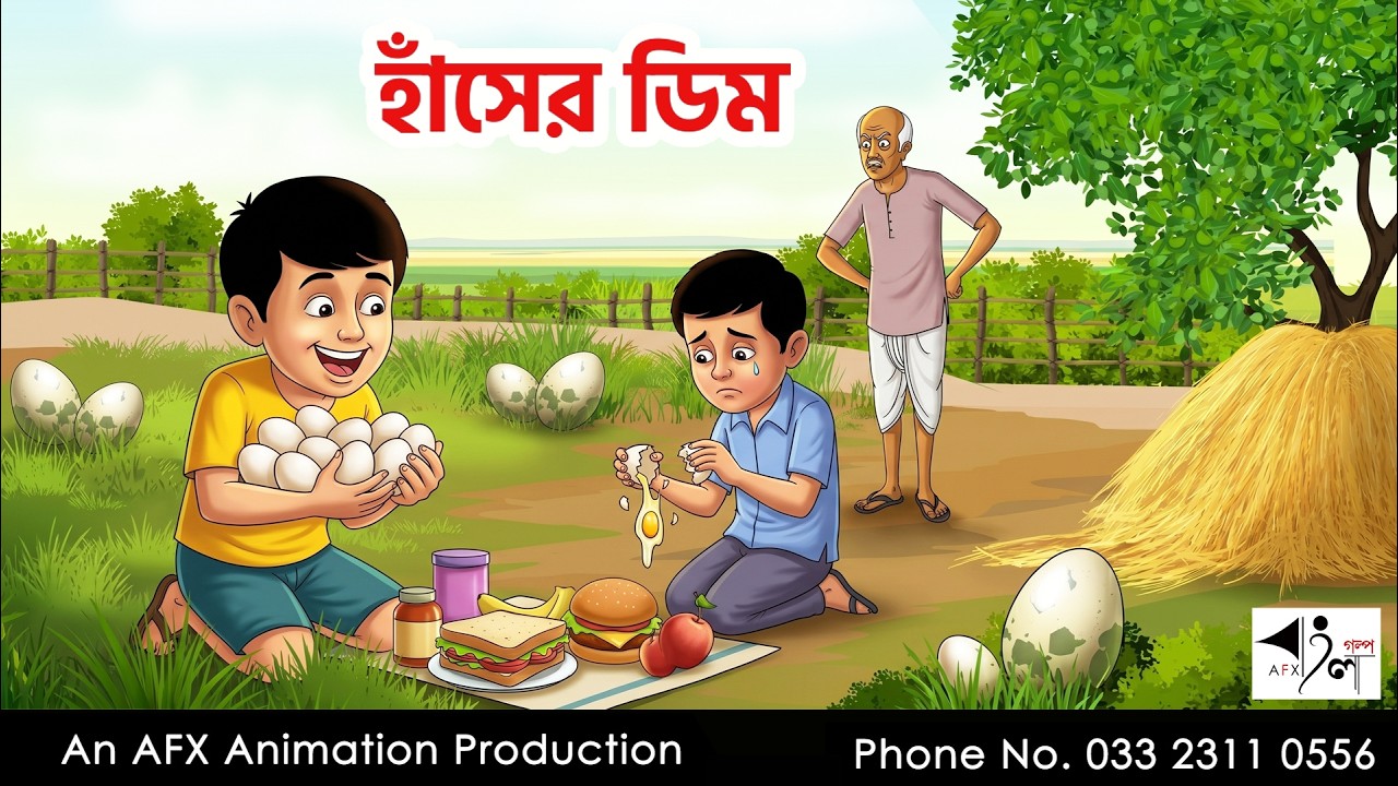 চুপি চুপি পিকনিক I Bangla Cartoon | বাংলা কার্টুন  | Thakumar Jhuli | AFX Animation