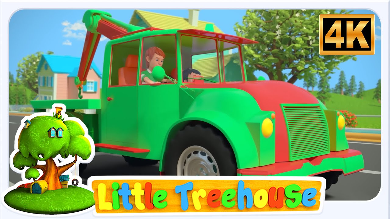 Little Tree House -  Колеса Евакуатора | Веселі Пісні Про Порятунок Автомобілів Для Дітей