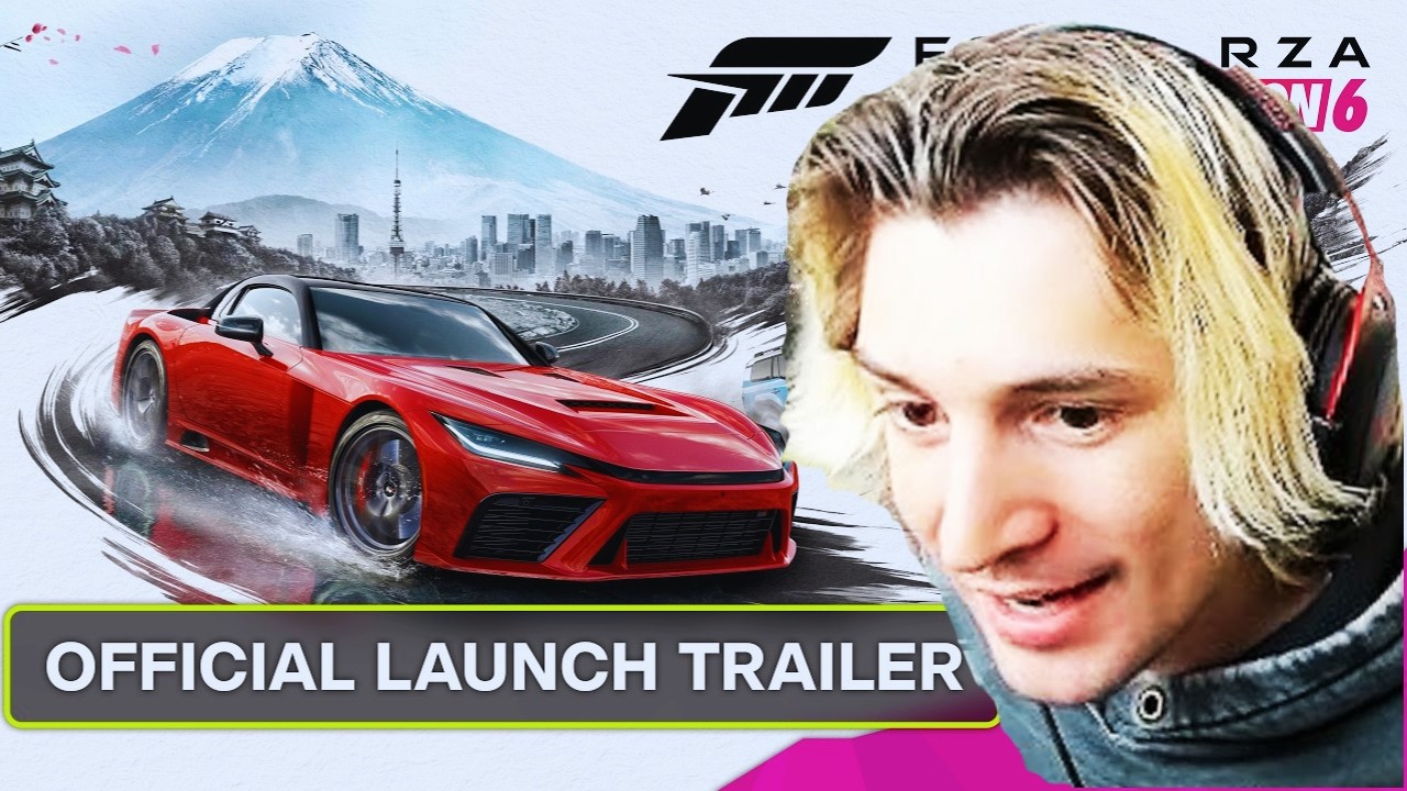 XQC Reacts to Forza Horizon 6 Trailer