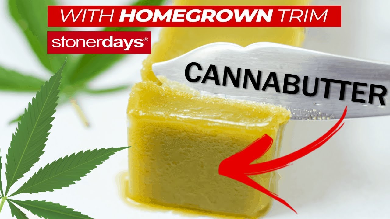 How To Make Canna Butter With Homegrown Trim | StonerDays Cookbook series