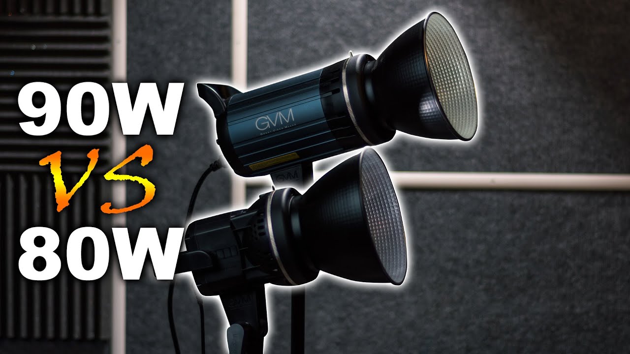 90W vs 80W - Which one should you buy? - GVM G100W vs P80S