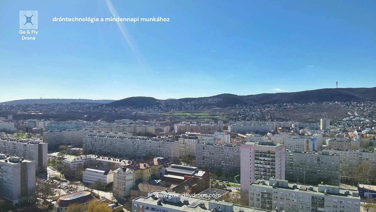 Budapest, &Oacute;buda &ndash; dr&oacute;nfelv&eacute;tel 2025.03.18. &ndash; Go & Fly Drone