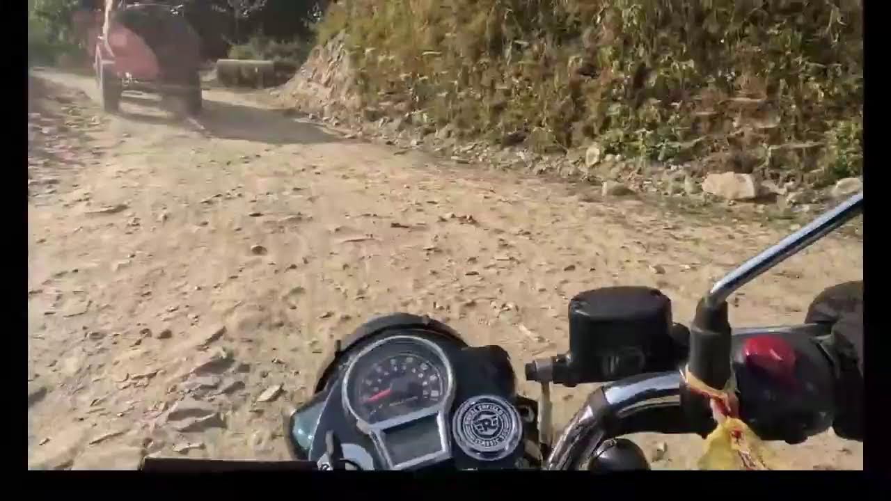 Aesthetic Bike Ride in Pokhara | No Music, Just Road #automobile #asmr #travel #channelpromotion
