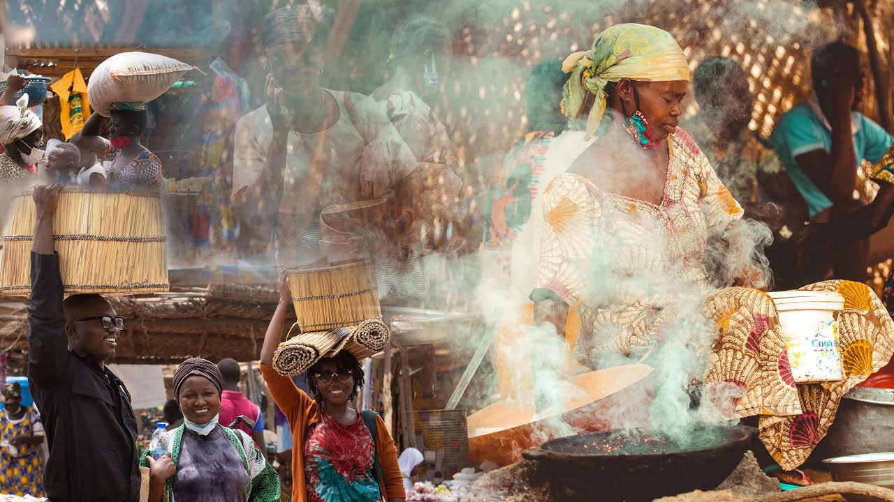 Local Market in Ghana | Babile Market Upper West Region | How to Connect With The Local Ghanaians