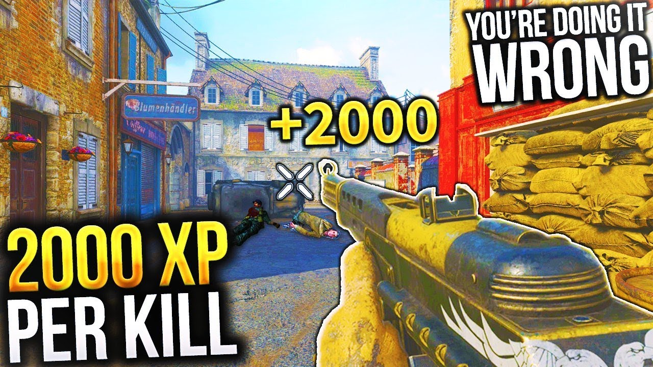 GET 10,000 XP PER MINUTE! LEVEL UP QUICK & PRESTIGE FAST (Call of Duty WW2 Prestige Tips)