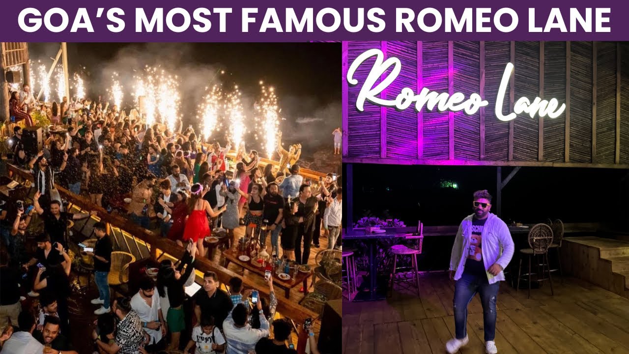 Goa's Most Famous Romeo Lane | Goa Nightlife | Top Party Place In Goa