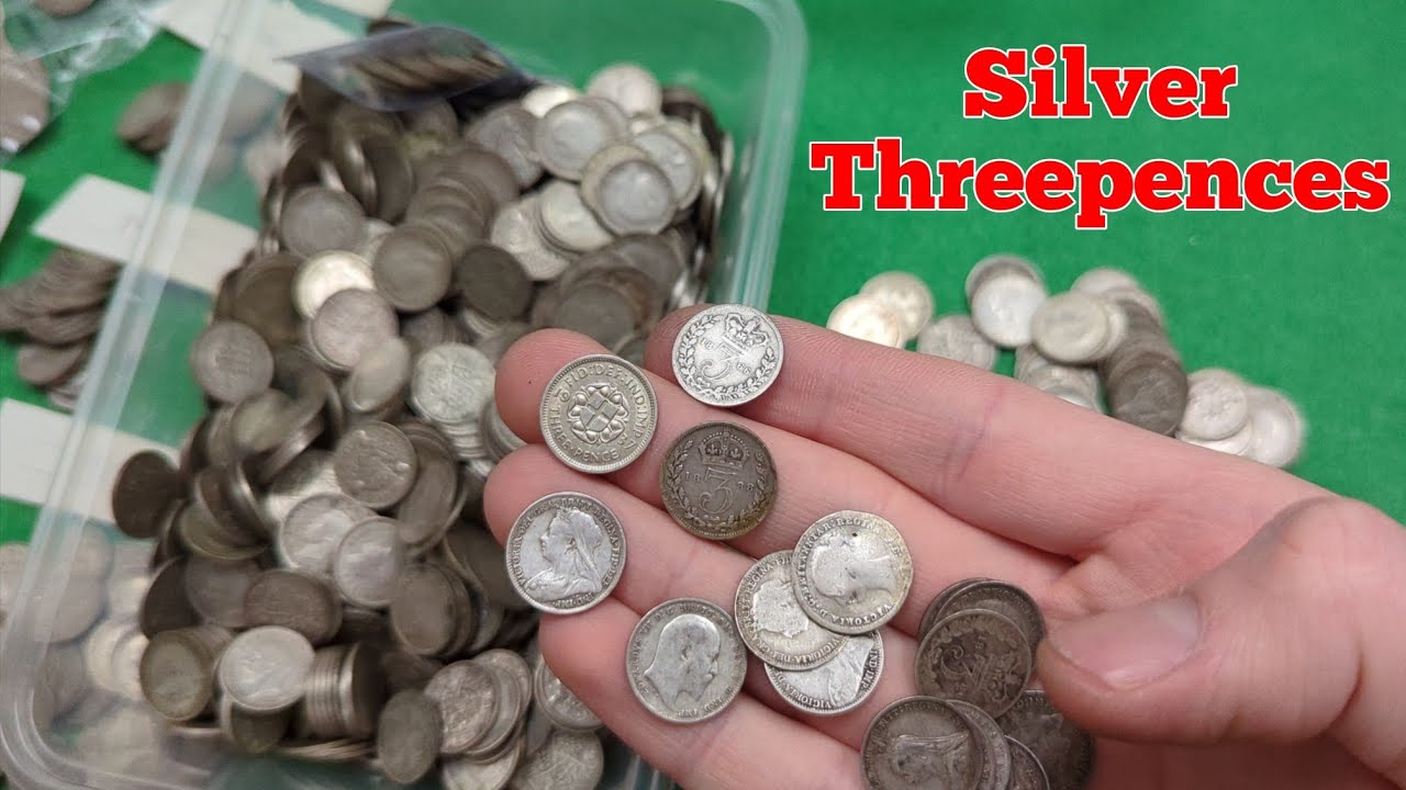 I Bought 1,400 Silver Threepences! - Let's Look Through And Find Treasure!