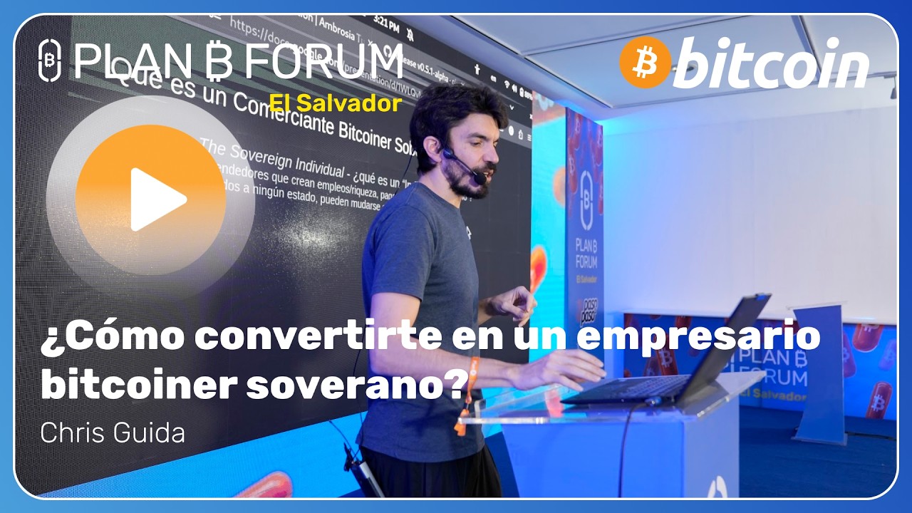 &iquest;C&oacute;mo convertirte en un empresario bitcoiner soverano? con Chris Guida