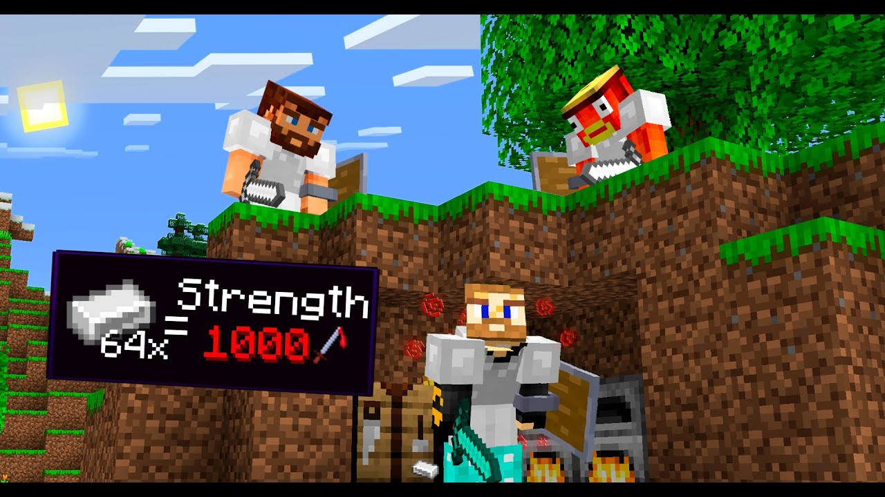 Minecraft Manhunt, But Items Increase My Damage...