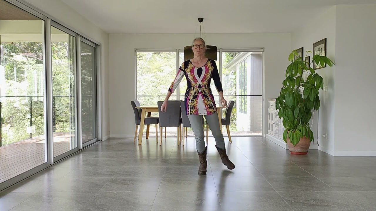 These Boots are Made for Walkin' Line Dancing Tutorial and Demo Video