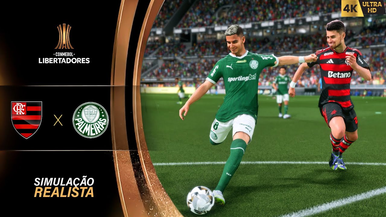 FC 25 | Flamengo vs Palmeiras | Final da Libertadores 2025 | EA Sports FC 25 4K60FPS | PATCH FCM.