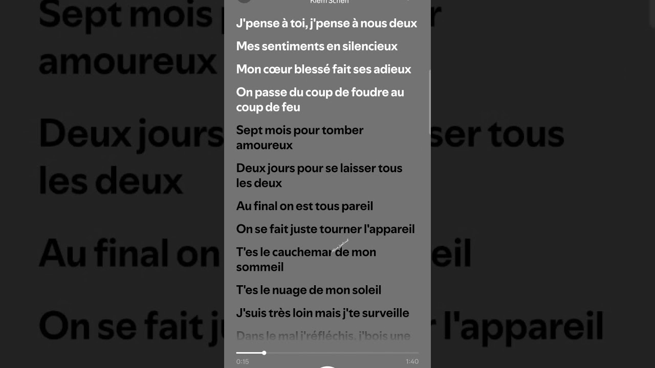 Message / Klem (Spotify)  