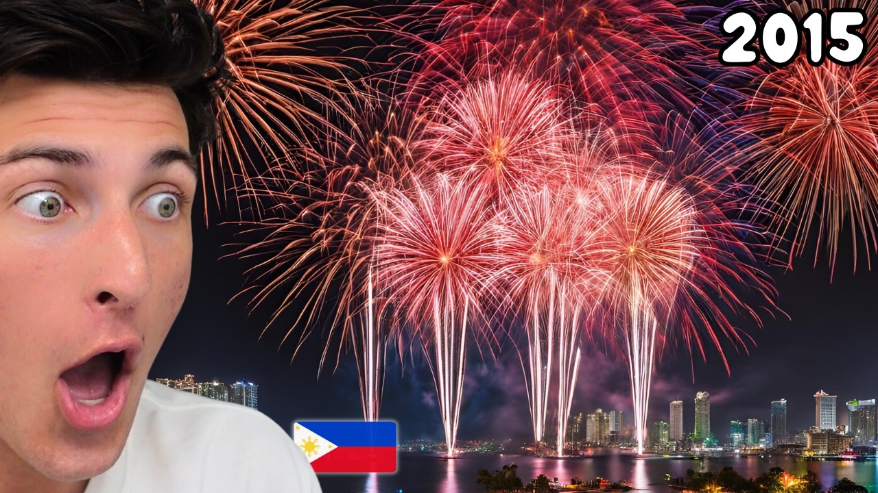 American Reacts to Philippines NEW YEARS 2015 *Even CRAZIER than 2025*
