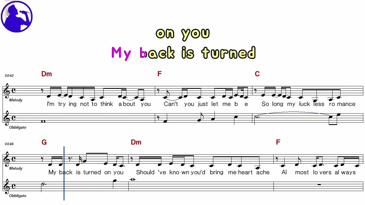 A Fine Frenzy-Almost lover karaoke sheet music,MR for players,chord,chorus,Lyrics add(Ye karaoke)