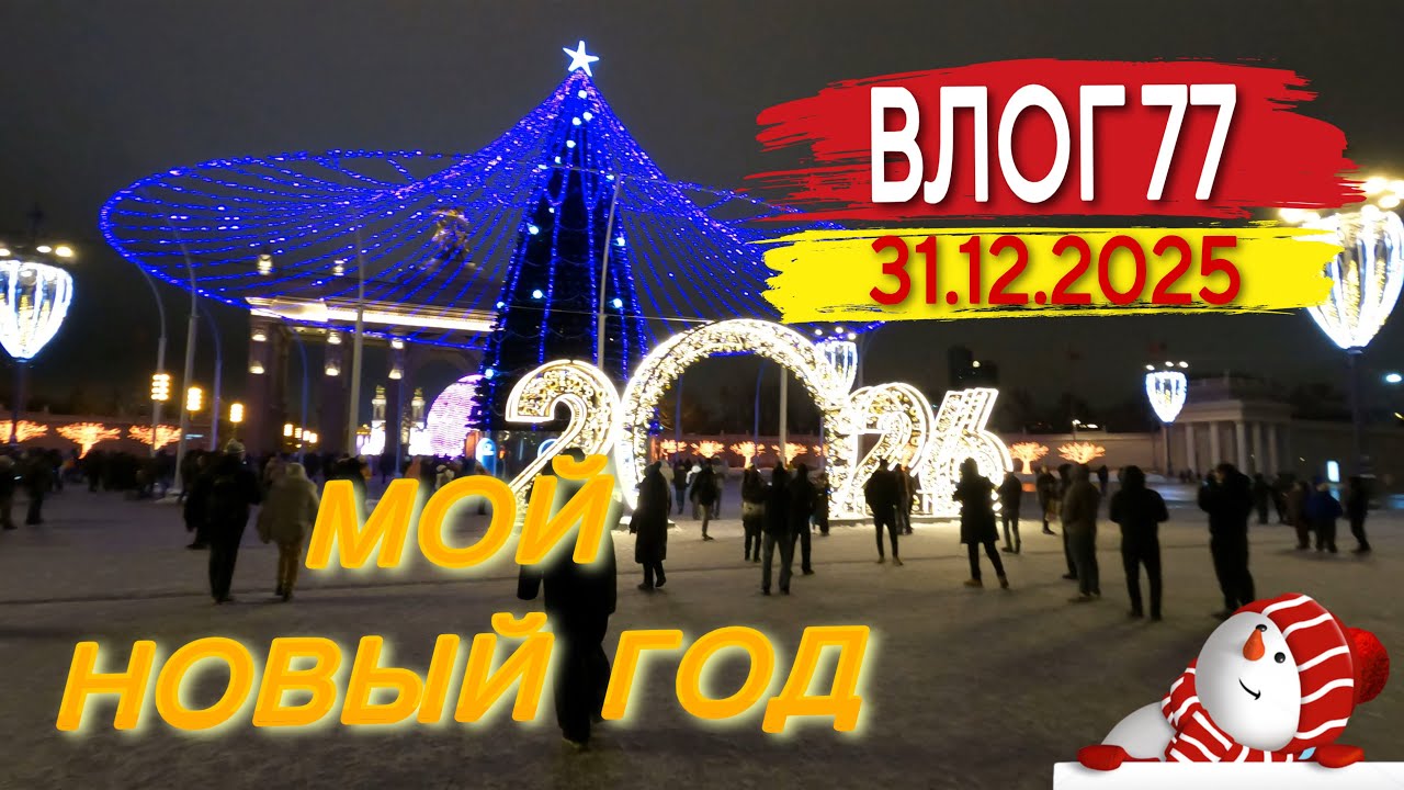Праздничный провал на ВДНХ. Мой новогодний опыт. Влог 77