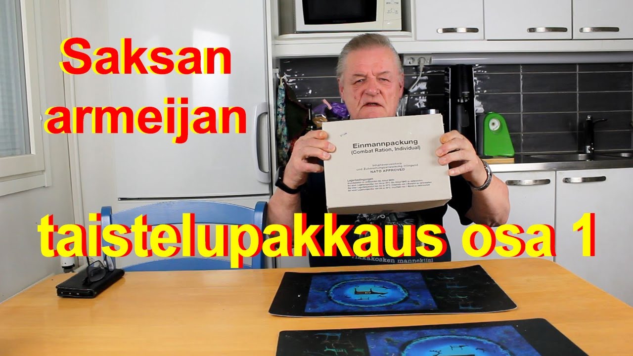 Makutestissä Saksan armeijan taistelupakkaus osa 1