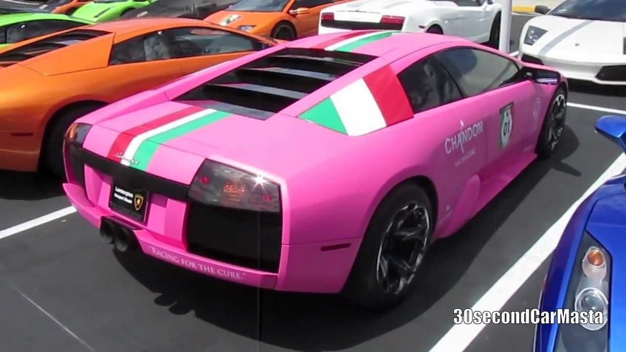 MATTE PINK Lamborghini Murcielago!