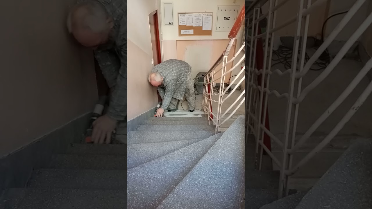 Renowacja schodów z lastryko Wspólna 27