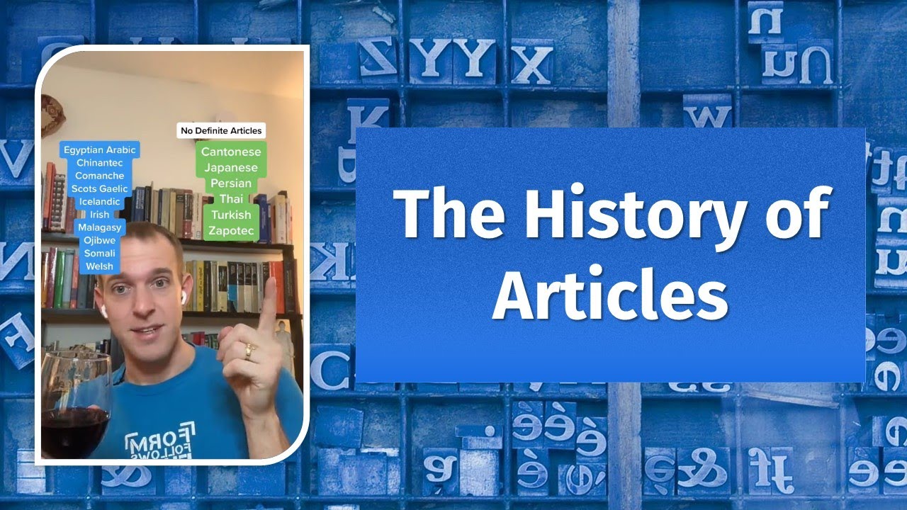 The history of articles