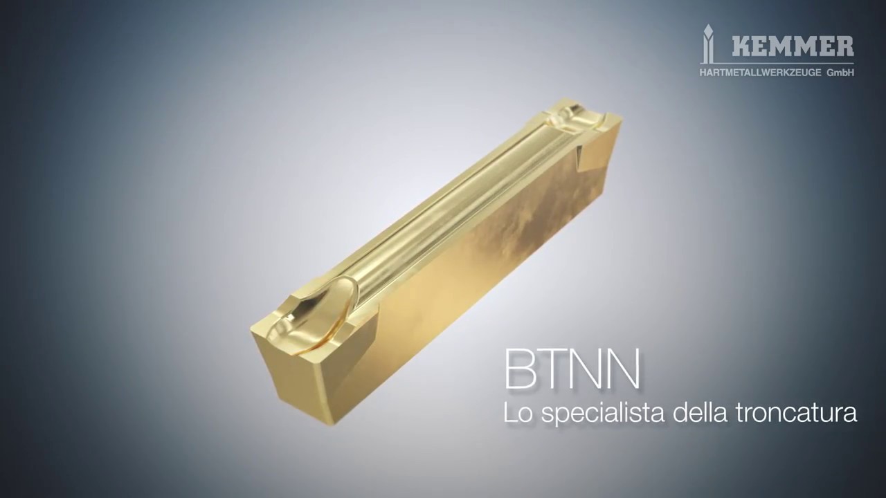 Kemmer BTNN - L'inserto specialista della troncatura