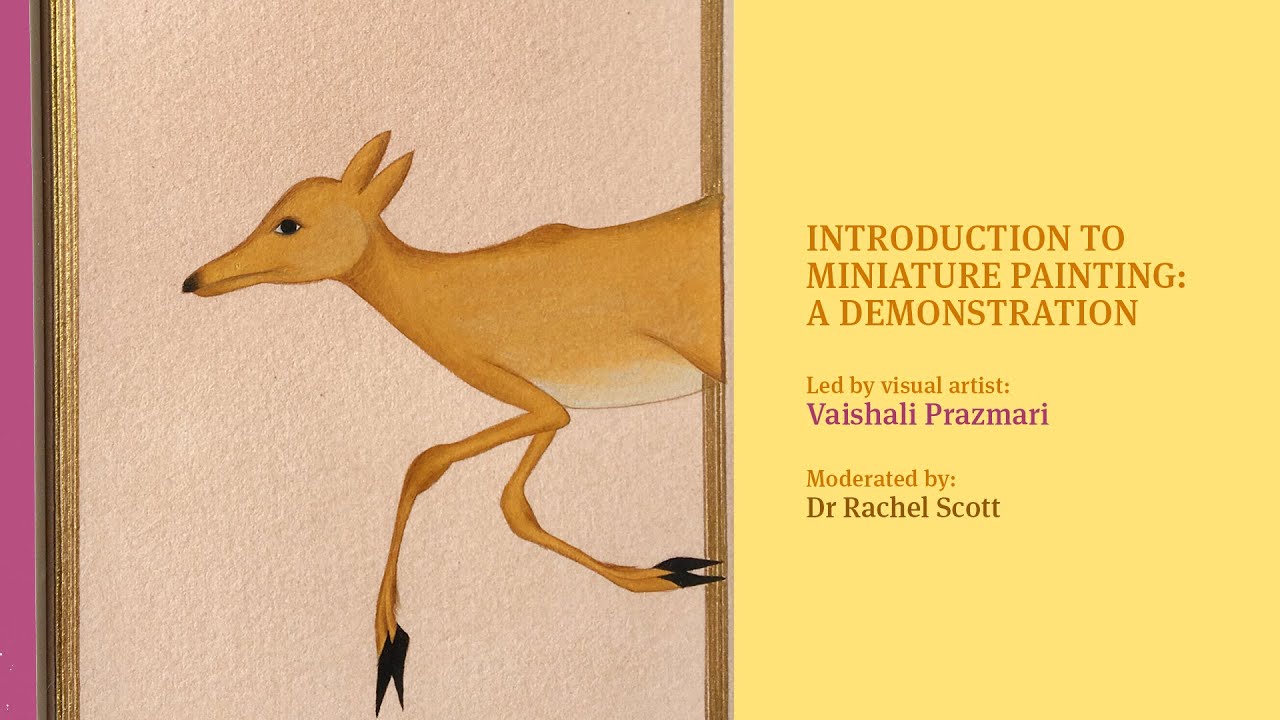 Introduction to Miniature Painting with artist Vaishali Prazmari