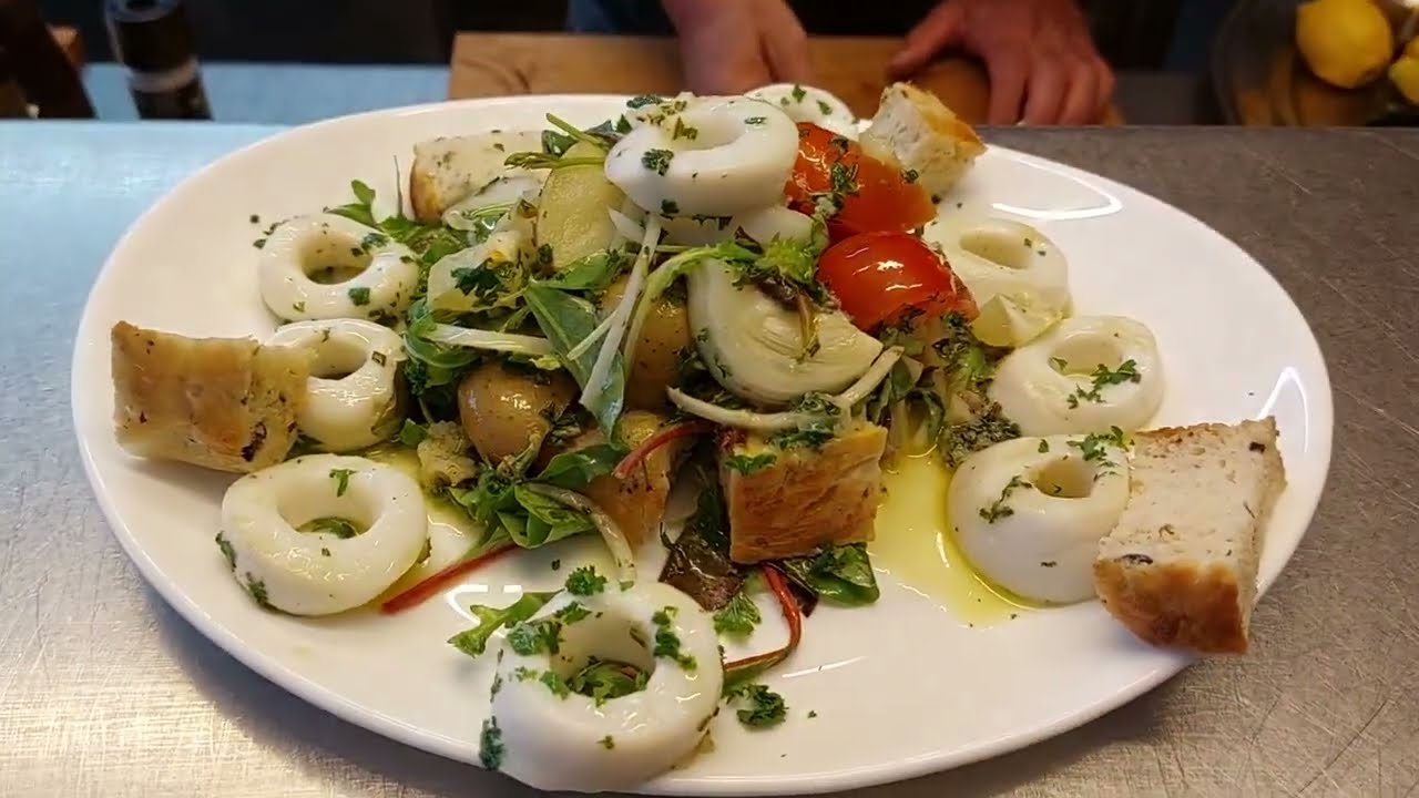Salade Tiède de Calamar