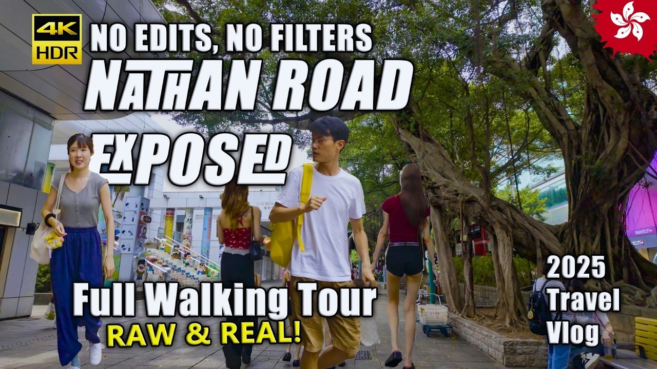 [4K HDR] I Walked the ENTIRE Nathan Road! 😲 This is What I Saw!  ||  我走遍了整條彌敦道！😲 這就是我所見！