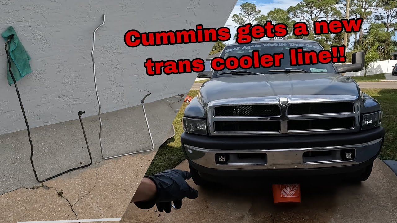 How To - 2nd gen cummins trans cooler line replacement(98-02)