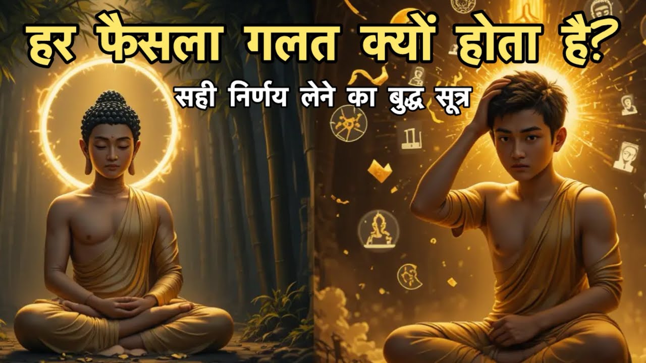 हर फैसला गलत क्यों हो जाता है? | सही निर्णय लेने का बुद्ध सूत्र | Gautam Buddha Story | Video 422